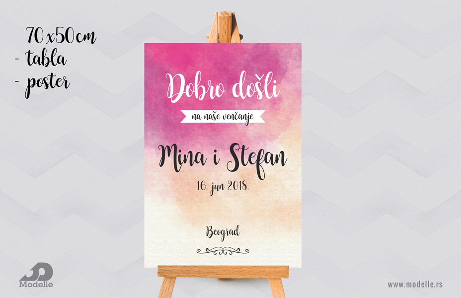 Tabla Dobrodoslice Za Svadbu 1